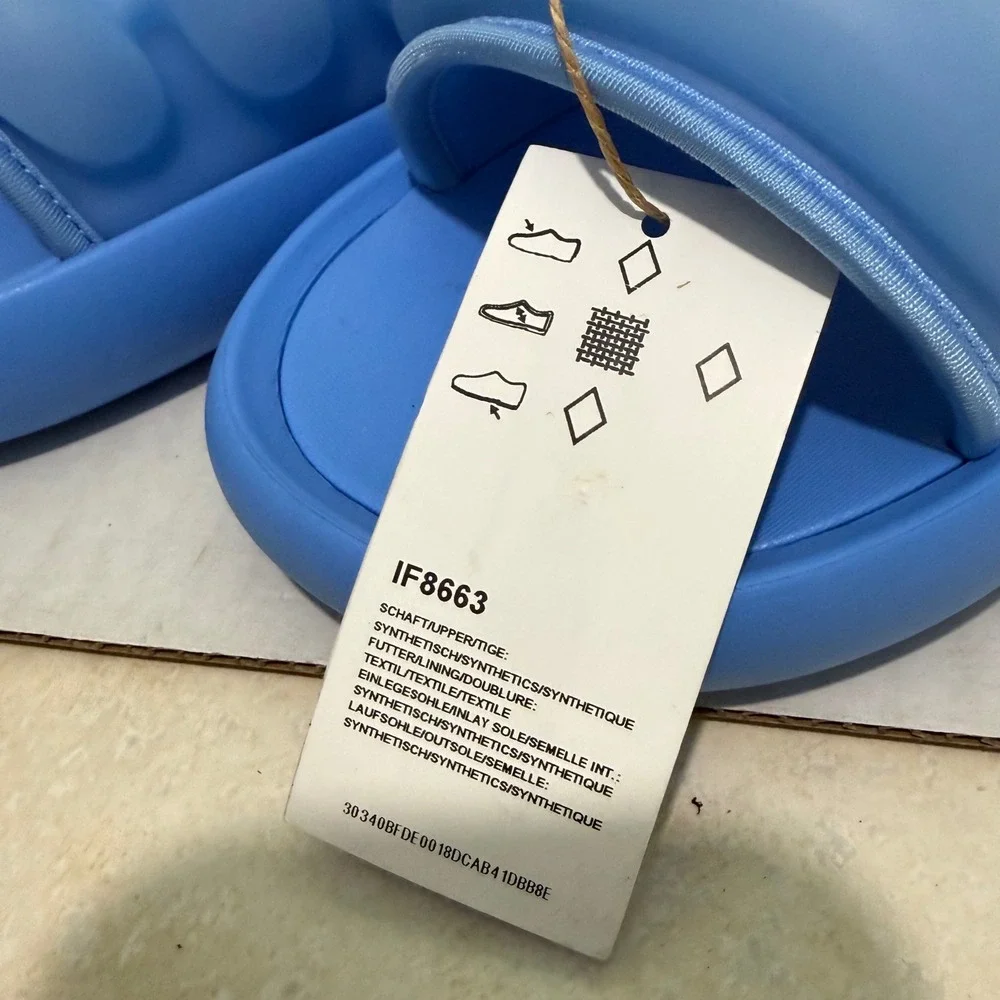 Adidas Adilette Zplaash Blue Slides Sandals IF8663 Mens 10 Womens 11
